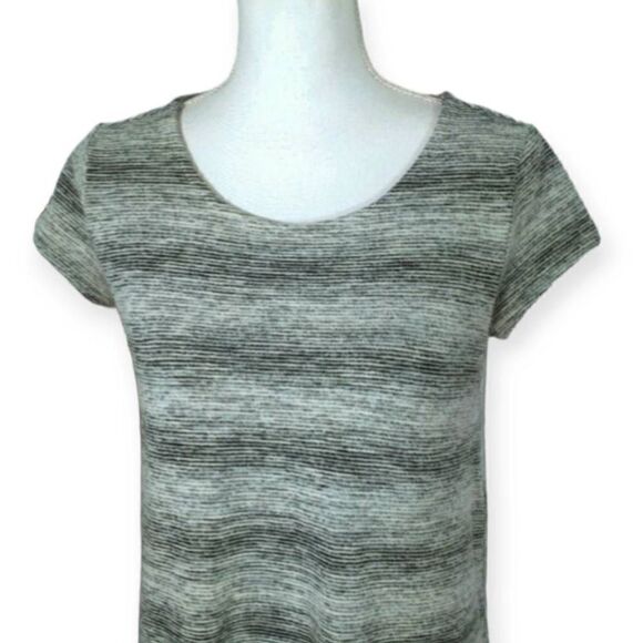 MOSSIMO GRAY STRIPE SWING DRESS SZ.M EUC - Picture 2 of 4